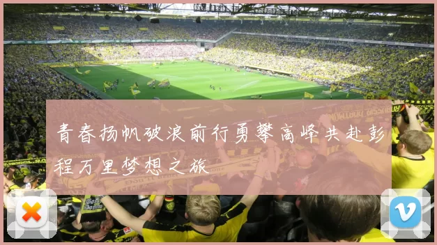 青春扬帆破浪前行勇攀高峰共赴彭程万里梦想之旅